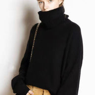 WW - Lockere Und Lässige Rollkragenpullover