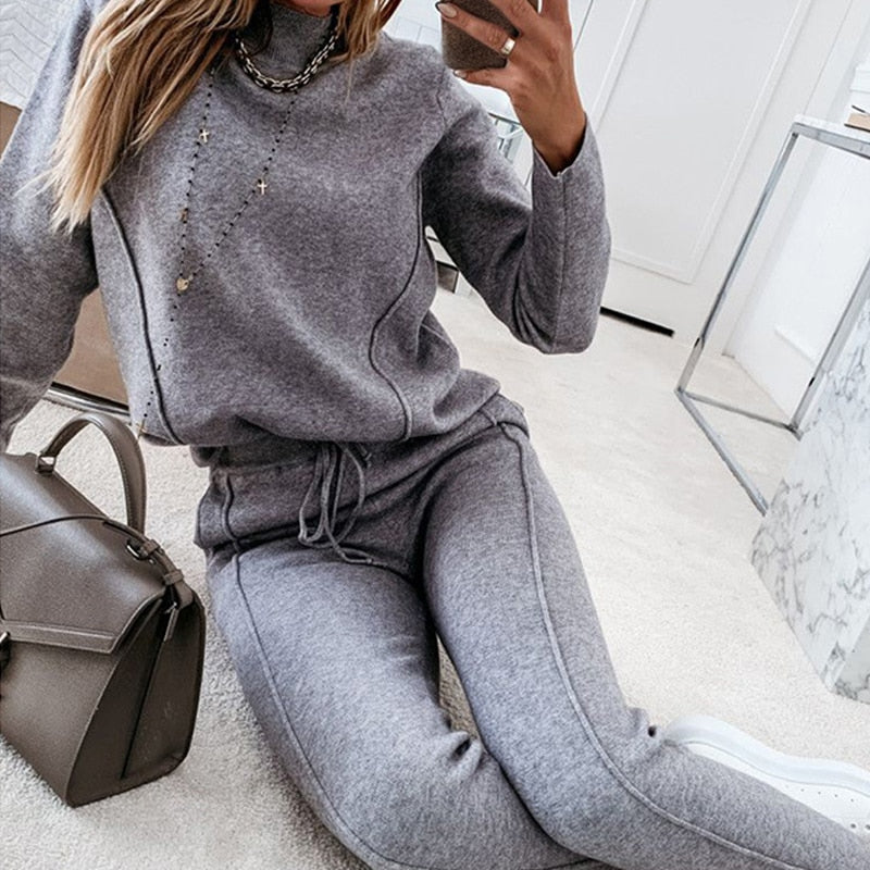 W&W Mode Loungewear | Gemütlicher, stilvoller Jogging-Anzug für Damen