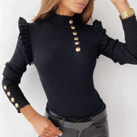 WW | Sweater Mit Rüschendruck