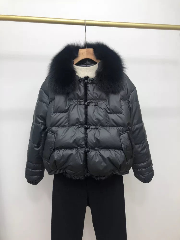 W&W Mode | Hyggeligt Warm Locker Pufferjacke