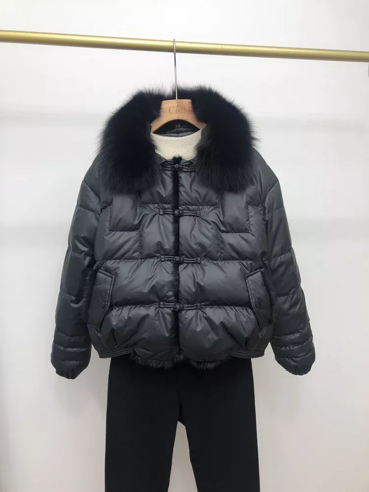 W&W Mode | Hyggeligt Warm Locker Pufferjacke