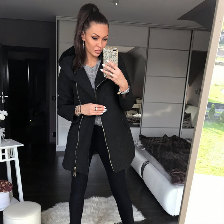 Modische und minimalistische jacke