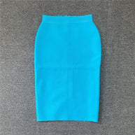 WW | Frauen Neue Rayon Bandage Rock Elegante Bleistiftrock Berühmte Sexy Club Party Kleidung Vintage Vestios