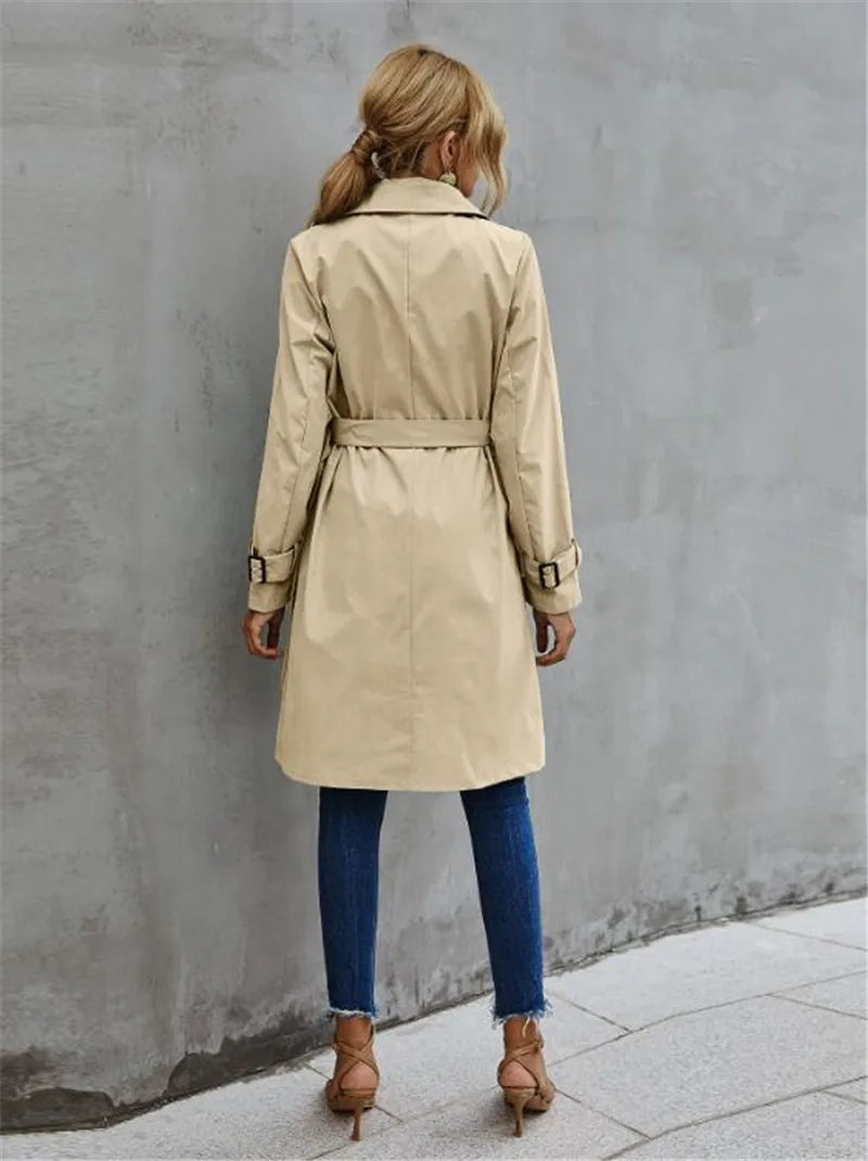 WW und Winter Trenchcoat Jacke Damen