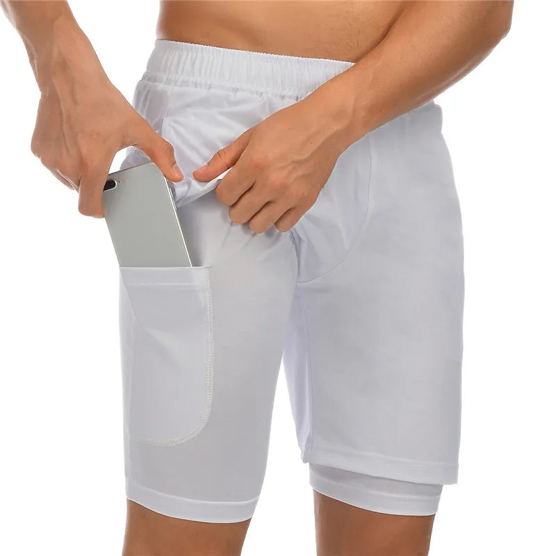 WW | 2 in 1 Laufshorts Mit Sicherer Tasche Leicht & Atmungsaktiv