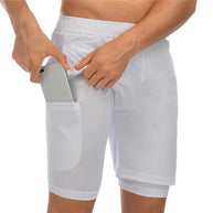 WW | 2 in 1 Laufshorts Mit Sicherer Tasche Leicht & Atmungsaktiv