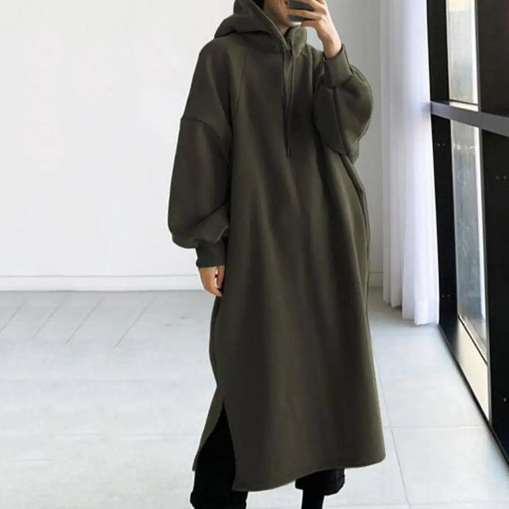 WW | Lefèvre Elegante Oversized Kapuzenkleid