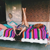 WW | Boho Stil Strand Picknickdecke / Wurfteppich