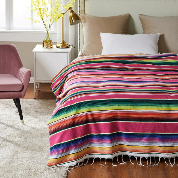 WW | Boho Stil Strand Picknickdecke / Wurfteppich