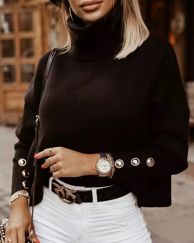WW - Pullover mit klobigem Rollkragen