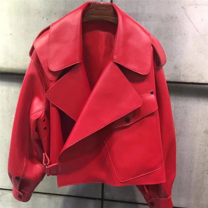 WW | Retro Stilvolle Lederjacke