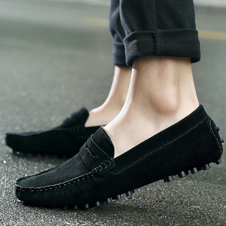 W&W Mode | Freizeit Slipper aus Wildleder