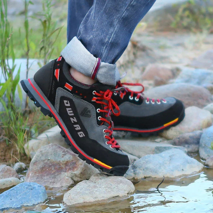 W&W Mode | Extra Robuste Wasserdichte Wanderschuhe Mit Schnürsenkeln Für Herren