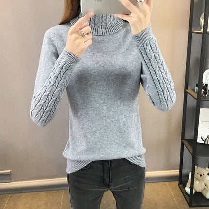 WW | Weicher Hochgeschlossener Pullover Mit Kaschmir Gefühl
