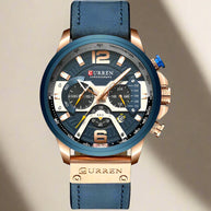 WW | Luxus Militär Leder Uhr Für Herren