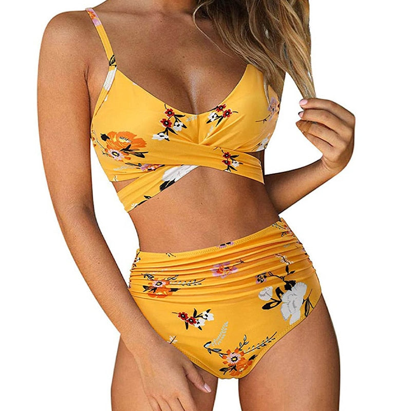 WW | Buntes High-Waist-Biki für Damen