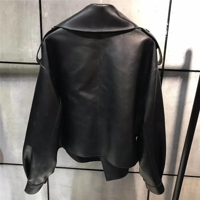 WW | Retro Stilvolle Lederjacke