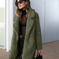 Trendige Fleecejacke