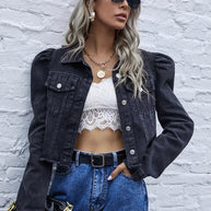 WW | Damen Denim Kurzjacke - Zeitlose Eleganz