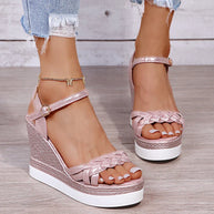 WW | Better Off That Way Wedges Sandalen