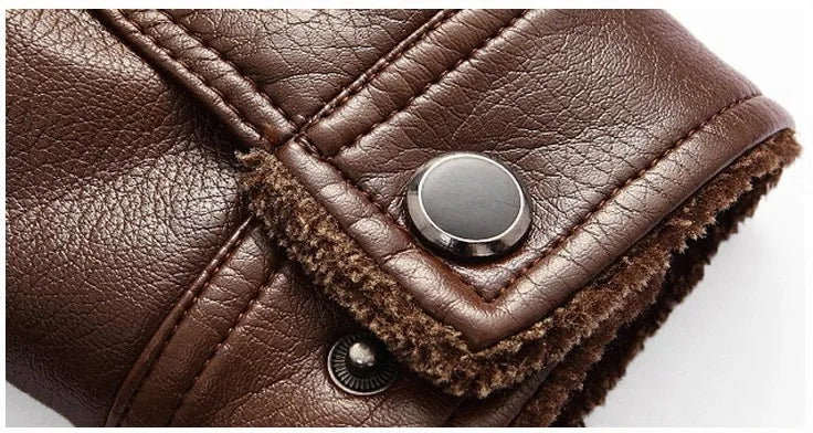 WW | Herren Lederjacke Im Weinlese Stil