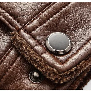 WW | Herren Lederjacke Im Weinlese Stil