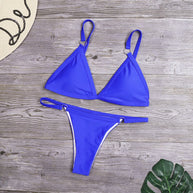 WW - Oranger Bikini mit Ringdetails