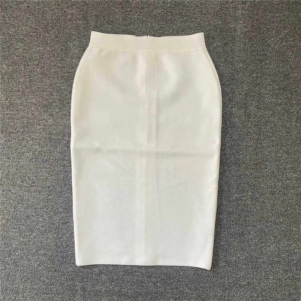 WW | Frauen Neue Rayon Bandage Rock Elegante Bleistiftrock Berühmte Sexy Club Party Kleidung Vintage Vestios