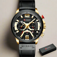 WW | Luxus Militär Leder Uhr Für Herren