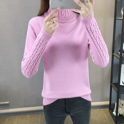 W&W Mode | Weicher Hochgeschlossener Pullover Mit Kaschmir Gefühl