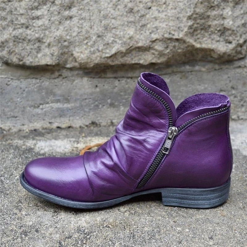W&W Mode | Damen Reißverschluss-Stiefel