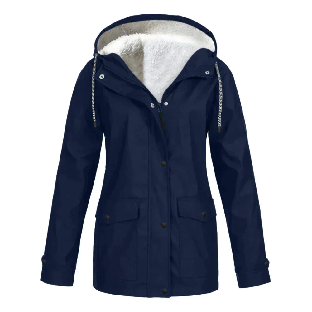 W&W Mode - Elegante und warme Regenjacke
