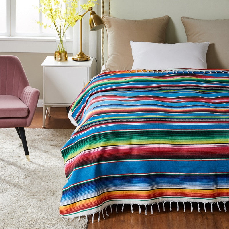 WW | Boho Stil Strand Picknickdecke / Wurfteppich