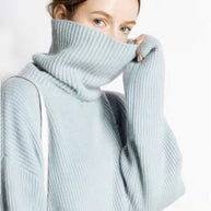 WW - Lockere Und Lässige Rollkragenpullover