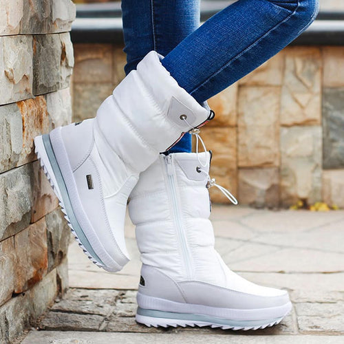 W&W Mode | Wasserfeste rutschfeste Winterstiefel für Damen