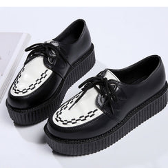 WW | Plattform Wildleder Schnür Creepers
