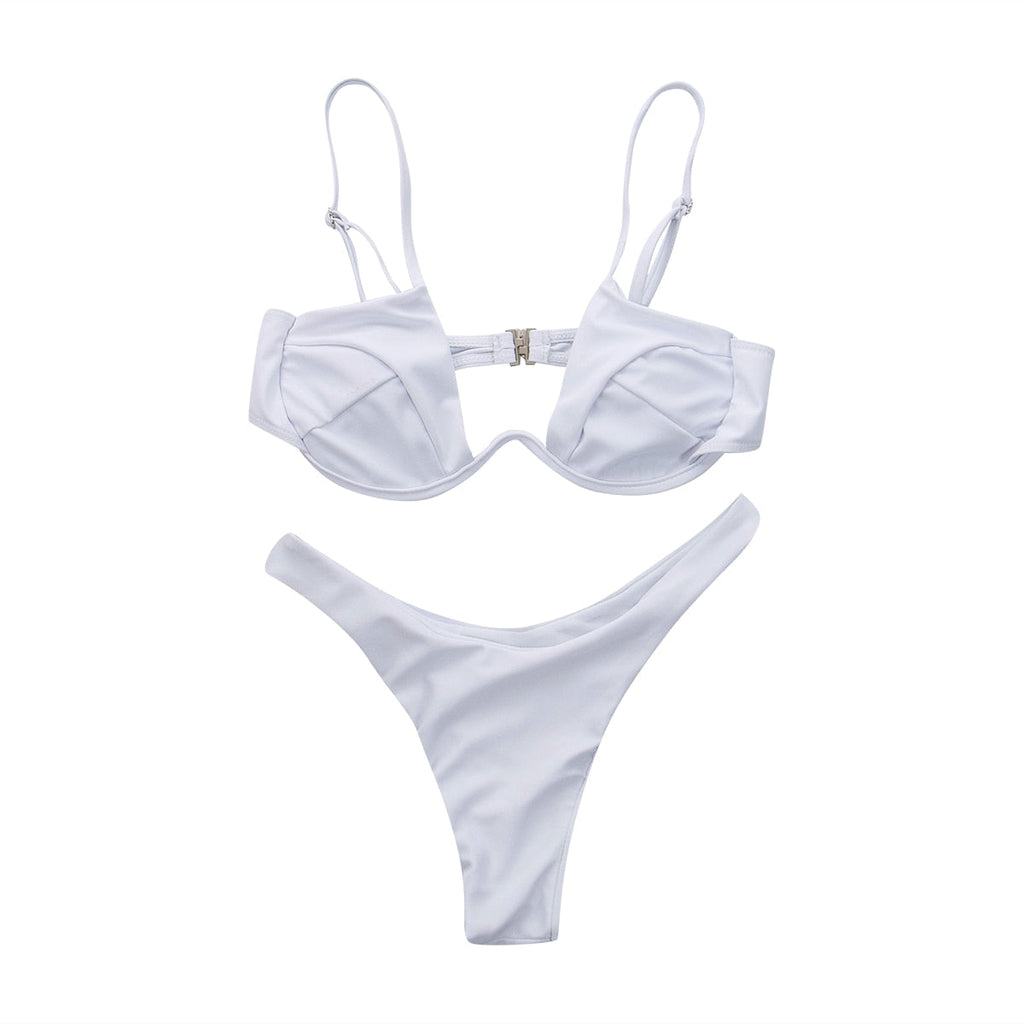 WW | Bandage brasilianische Bikinis einfarbig