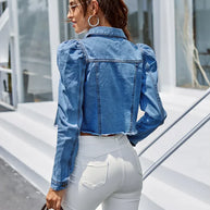 WW | Damen Denim Kurzjacke - Zeitlose Eleganz