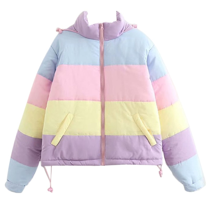 WW | Damen Winterjacke in Pastelltönen
