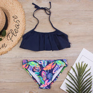 WW | Neu Falbala Kids Badebekleidung Badeanzug Neuer Druck Mädchen Kid Bikini Set 5 14 Jahre Kinder Bandage Schwimmanzug Strandbekleidung A247