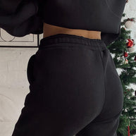 WW Kuschelige Damen-Set mit Hoodie und Sweatpants | Bequeme Pullover-Sweatshirts