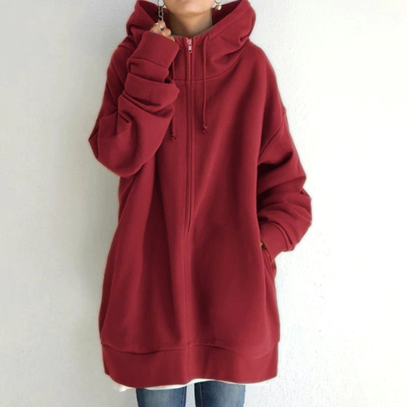 WW | Kuscheliger Winter Pullover Hoodie in Übergröße