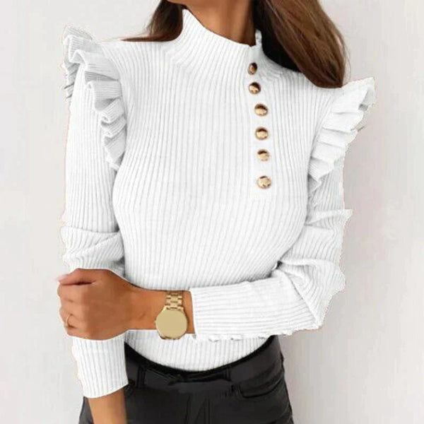 WW | Sweater Mit Rüschendruck