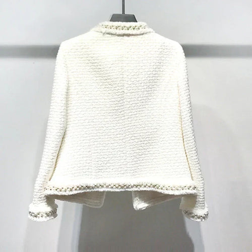 W&W Mode | Weiße Tweedjacke Für Damen