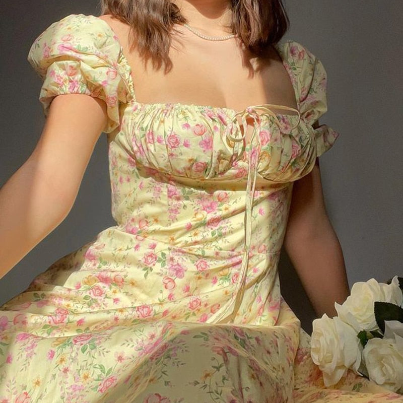 WW - Vintage Kleid mit Schleife