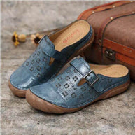 WW | Damen Clogs Aus Leder Weite Passform Leicht