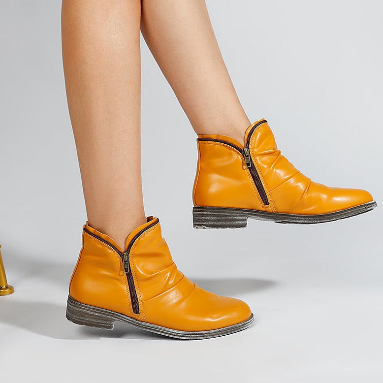 W&W Mode - Damen Reißverschluss Stiefeletten