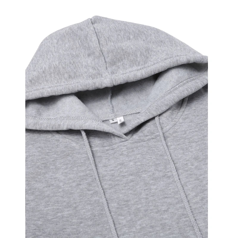 W&W Mode - Sweatshirt Kleid mit Kapuze