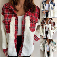 WW | Wolle Lammkarierte Jacke