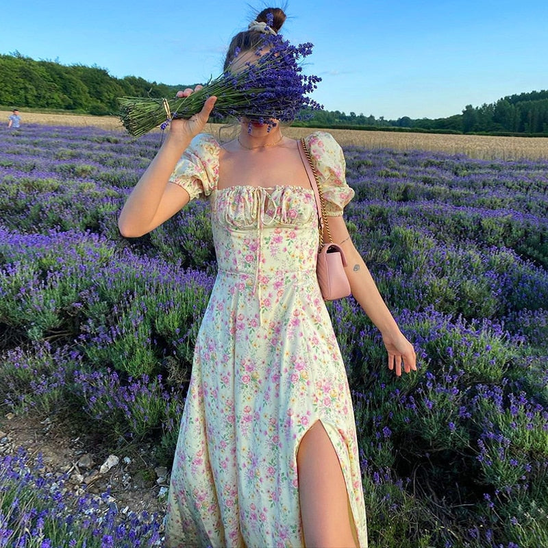 WW - Vintage Kleid mit Schleife